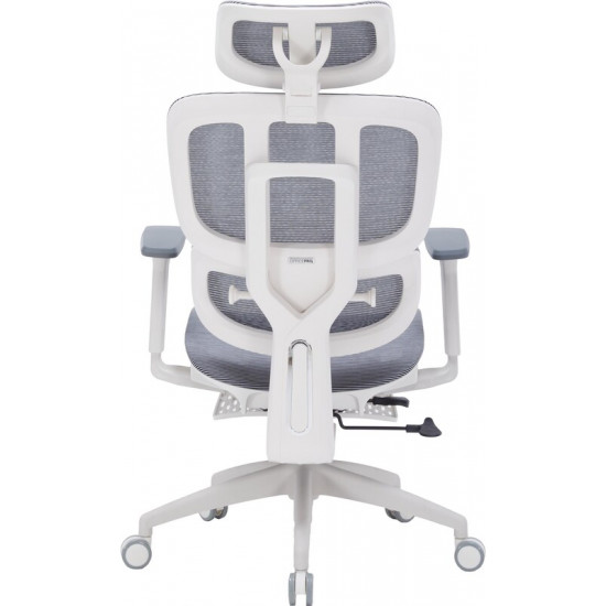 Крісло офісне Officepro Skyline Footrest White/Dark Gray (OC750-W-DG-DG)