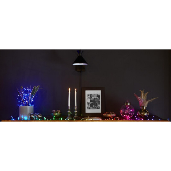 Smart LED гірлянда Twinkly Cluster RGB Gen II (TWC400STP-BEU) 400LED, 6м, BT+WiFi