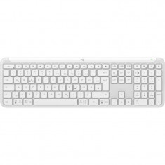 Клавiатура бездротова Logitech Signature Slim K950 US OffWhite USB (920-012466)