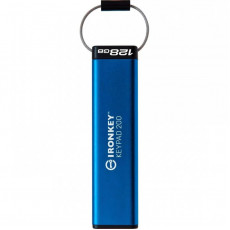 Флеш-накопичувач USB3.2 128GB Kingston IronKey Keypad 200 Type-C Blue (IKKP200C/128GB)
