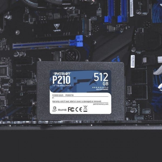 Накопичувач SSD  512GB Patriot P220 2.5" SATAIII TLC (P220S512G25)