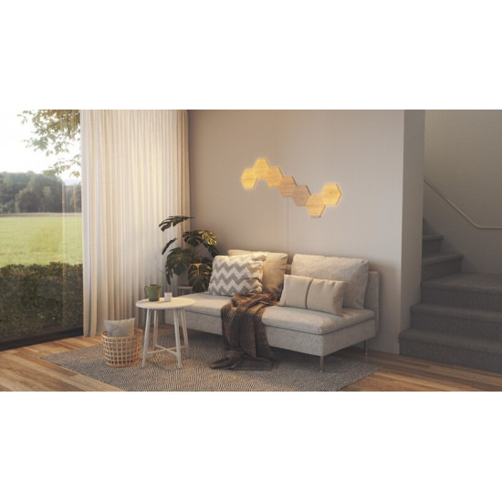 Розумна система освітлення Nanoleaf Elements - Hexagons Starter Kit Apple HomeKit, 7 шт. (NL52-K-7002HB-7PK)
