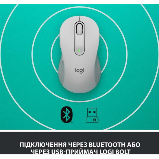 Миша бездротова Logitech Signature M650 Off-White (910-006255)