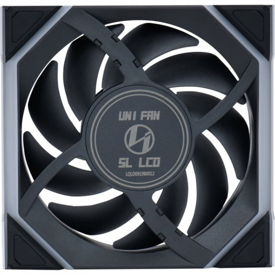 Вентилятор Lian Li Uni Fan SL Wireless LCD Reverse 120-1 Black (G99.12RSLLCD1W1B.00)