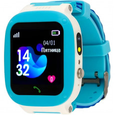 Дитячий смарт-годинник AmiGo GO004 Splashproof Camera+LED Blue