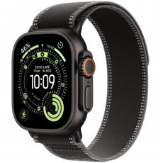 Смарт-годинник Apple Watch Ultra 3 GPS + Cellular 49mm Black Titanium Case with Black/Charcoal Trail Loop - M/L (MF1H4QP/A)