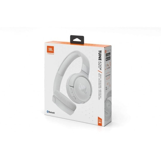 Bluetooth-гарнітура JBL T520BT White (JBLT520BTWHTEU)