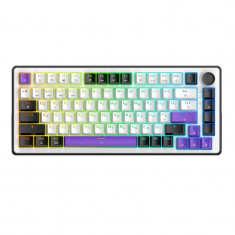 Клавіатура бездротова Hator Hellyberry HK75 Wireless White/Violet