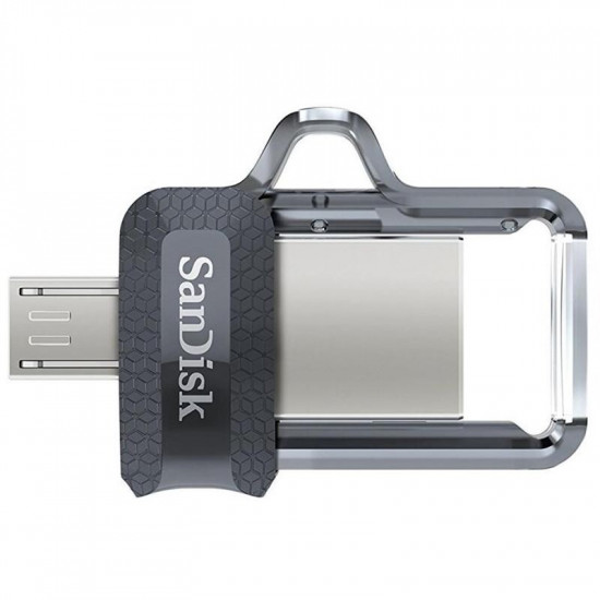Флеш-накопичувач USB3.0 256GB OTG SanDisk Ultra Dual Black (SDDD3-256G-G46)
