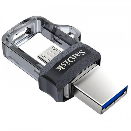 Флеш-накопичувач USB3.0 256GB OTG SanDisk Ultra Dual Black (SDDD3-256G-G46)