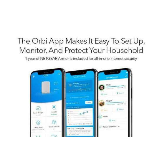 WiFi Mesh-система Netgear Orbi RBK762S (RBK762S-100EUS)