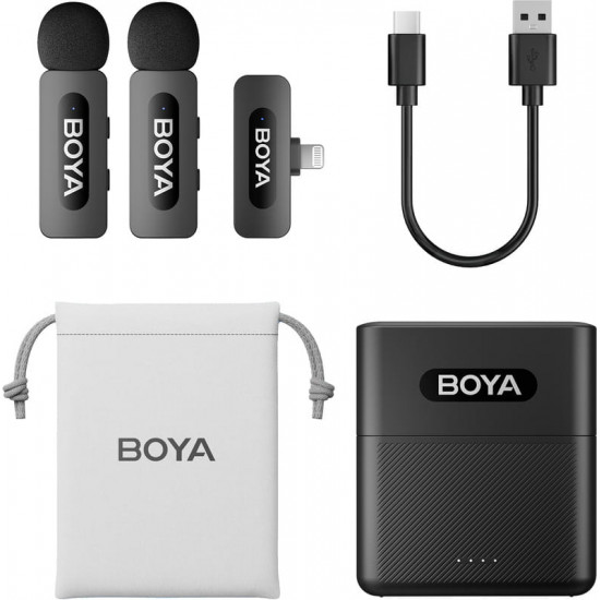 Мікрофон BOYA BY-V3 Lightning Black
