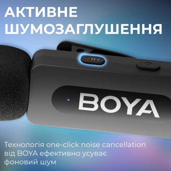Мікрофон BOYA BY-V3 Lightning Black