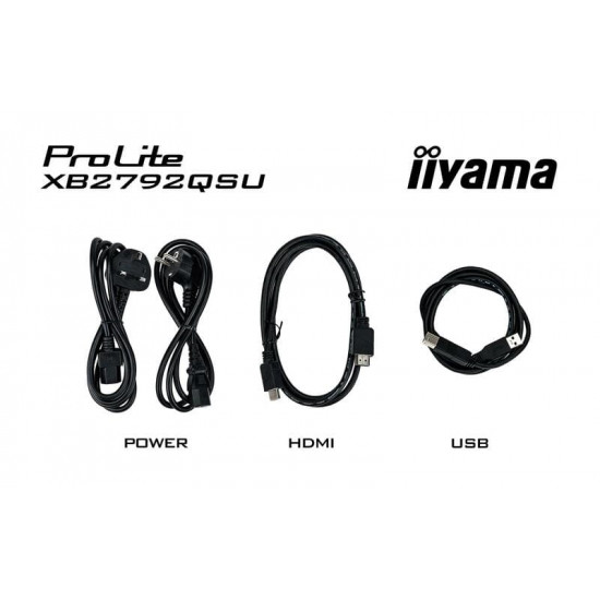 Монітор Iiyama 27" ProLite XB2792QSU-B1 IPS Black 120Hz