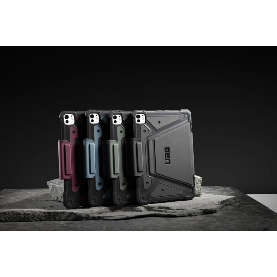 Чохол-книжка Urban Armor Gear Metropolis SE для Apple iPad Pro 13" (7th Gen 2024) Bordeaux (124476119049)