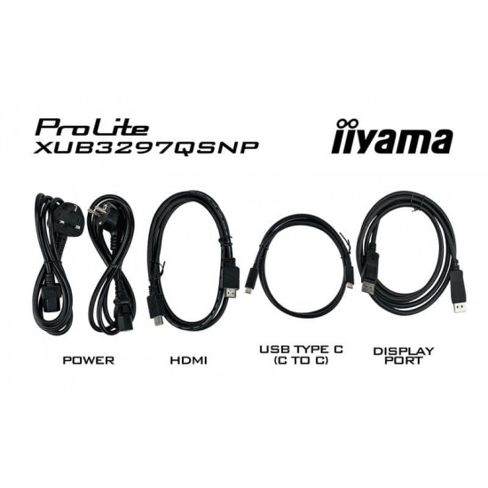 Монітор Iiyama 31.5" ProLite XUB3297QSNP-B1 IPS Black 100Hz