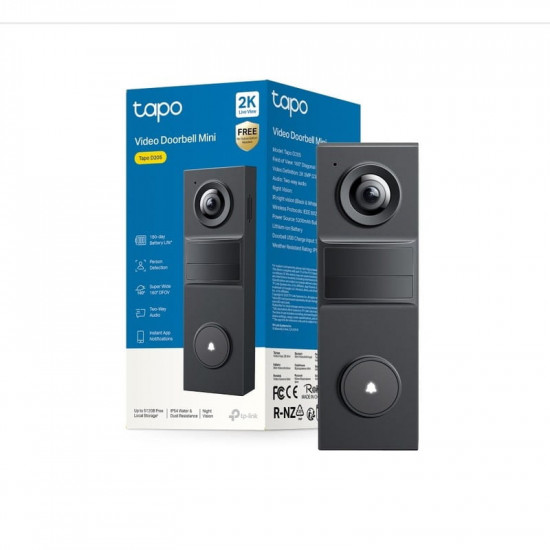 Відеодзвінок TP-Link Tapo D205 Black