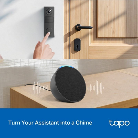 Відеодзвінок TP-Link Tapo D205 Black