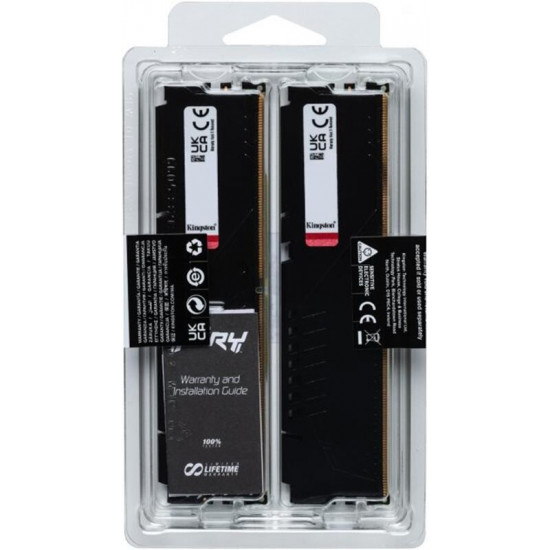 Модуль пам`яті DDR5 2x8GB/5200 Kingston Fury Beast Black (KF552C40BBK2-16)