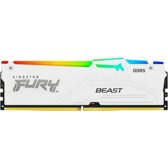 Модуль пам`ятi DDR5 32GB/5600 Kingston Fury Beast RGB XMP (KF556C40BWA-32)