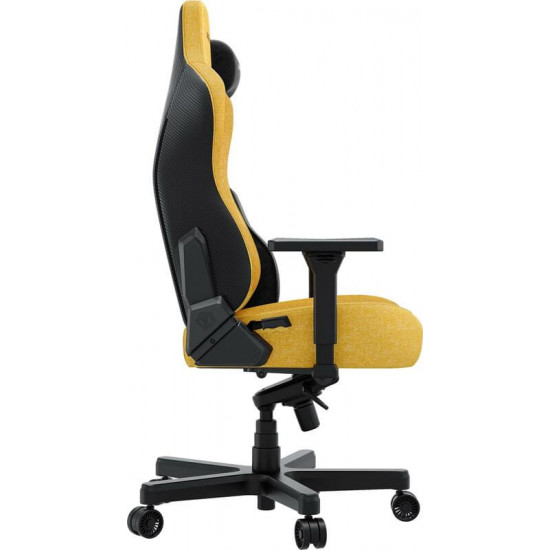 Крісло для геймерів Anda Seat Kaiser 3E XL Yellow Fabric (AD23YC-XL-09-Y-CF-Y01)