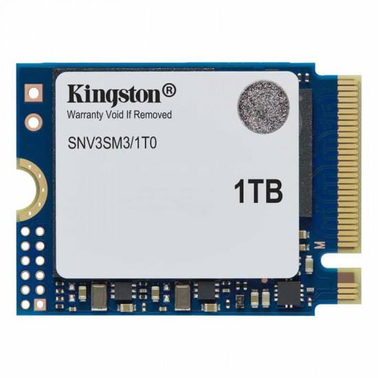 Накопичувач SSD 1TB Kingston NV3 M.2 2230 PCIe Gen4.0 x4 NVMe 3D NAND (SNV3SM3/1T0)