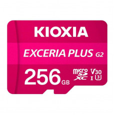 Карта пам`яті MicroSDHC 256GB UHS-1 Class 10 Kioxia Exceria Plus G2 (LMPL2M256GG2)