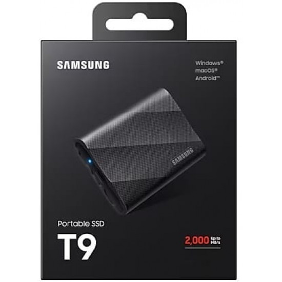 Накопичувач зовнішній SSD 4TB Samsung T9 Black (MU-PG4T0B/EU)