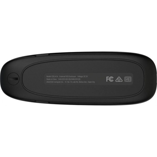 Зовнішня кишеня Asus Cobble ESD-A1A PCIe NVMe M.2 2230/2242/2260/2280 USB Type-C 3.2 Black (90DD02R0-M09000)