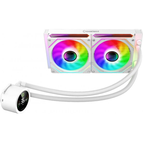 Система водяного охолодження GameMax IceBurg 240 Digital White