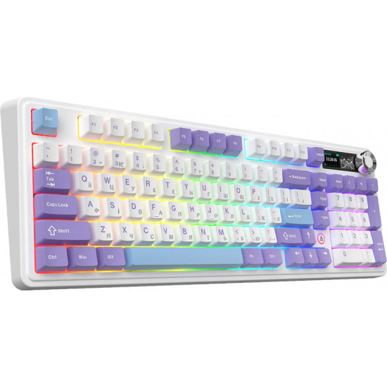 Клавіатура бездротова Ajazz AK980 V2 Gift Switch V2 White (AK980-V2-G-PWB)