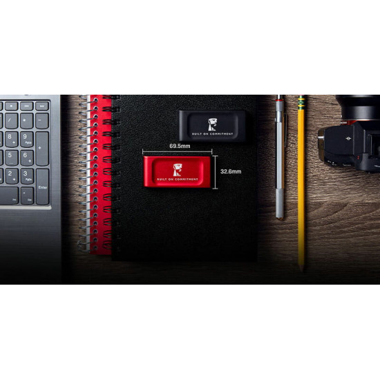 Накопичувач зовнішній SSD Portable 1ТB Kingston SXS1000 BoC Red (SXS1000R/1000GA)