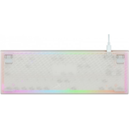 Клавіатура Xtrfy K5 RGB Kailh Red Hot-swap White (K5-RGB-CPT-TPWHITE-R-UKR)