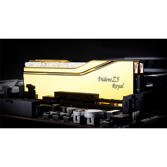 Модуль пам`ятi DDR5 2x16GB/6400 G.Skill Trident Z5 Royal Gold (F5-6400J3039G16GX2-TR5G)