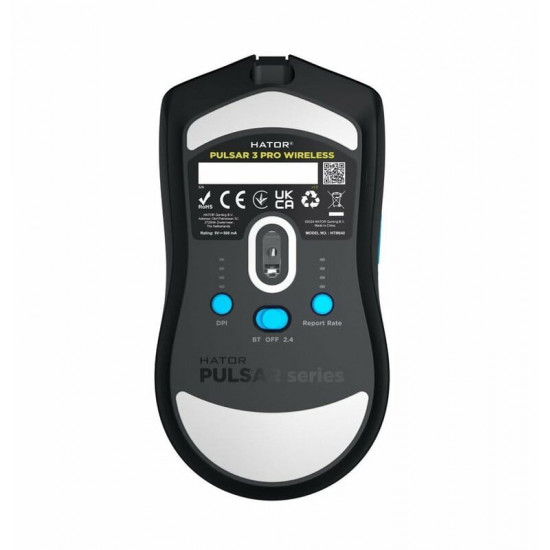 Миша бездротова Hator Pulsar 3 Pro Wireless Black (HTM640)