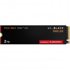 Накопичувач SSD 2TB WD Black SN8100 M.2 2280 PCIe 5.0 x4 3D NAND TLC (WDS200T1X0M)