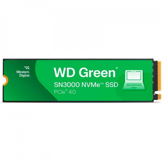 Накопичувач SSD 500GB WD Green SN3000 M.2 2280 PCIe 4.0 x4 3D NAND QLC (WDS500G4G0E)