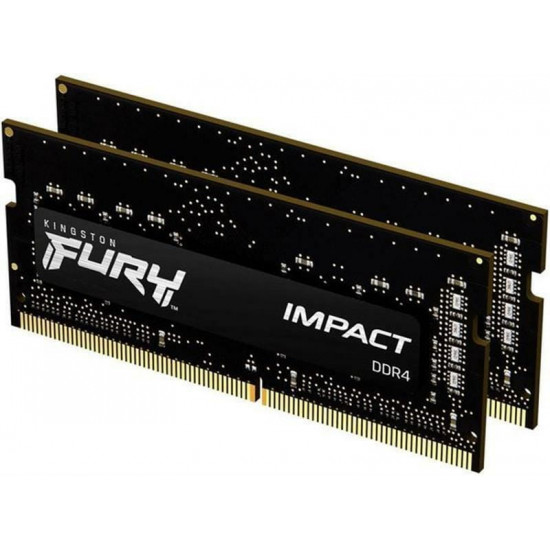 Модуль пам`ятi SO-DIMM DDR4 2x8GB/3200 Kingston Fury Impact (KF432S20IBK2/16)