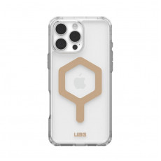 Чохол-накладка Urban Armor Gear Magsafe для Apple iPhone 16 Pro Max Plyo Ice/Gold (114481114381)