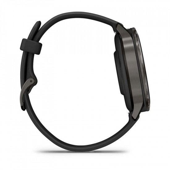 Смарт-годинник Garmin Venu 4 41mm Slate Bezel with Black Silicone Band (010-03013-02)