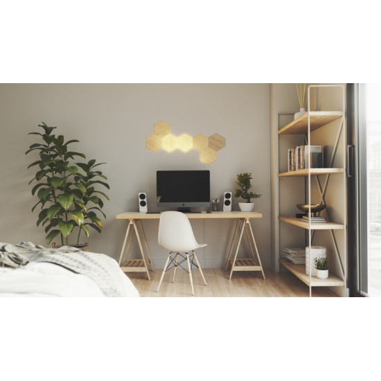 Додаткові панелі Nanoleaf Elements - Hexagons Expansion Pack Apple HomeKit, 3 шт. (NL52-E-0001HB-3PK)