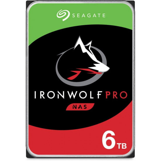 Накопичувач HDD SATA 6.0TB Seagate IronWolf Pro 7200rpm 256MB (ST6000NT001)