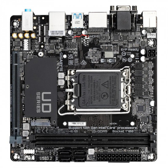 Материнська плата Gigabyte H610I Socket 1700