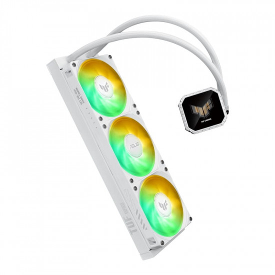 Система водяного охолодження Asus TUF Gaming LC III 360 ARGB LCD White (90RC01A2-B0EAY0)