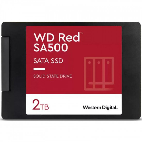 Накопичувач SSD 2TB WD Red SA500 2.5 SATAIII 3D NAND (WDS200T2R0A)