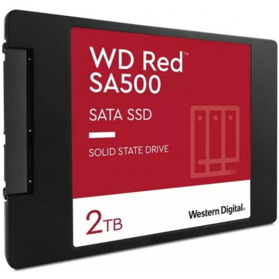 Накопичувач SSD 2TB WD Red SA500 2.5 SATAIII 3D NAND (WDS200T2R0A)