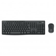 Комплект (клавіатура, миша) бездротовий Logitech MK370 Graphite (920-012077)