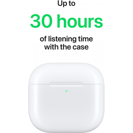 Bluetooth-гарнiтура Apple AirPods 4 with Active Noise Cancellation White (MXP93ZE/A)