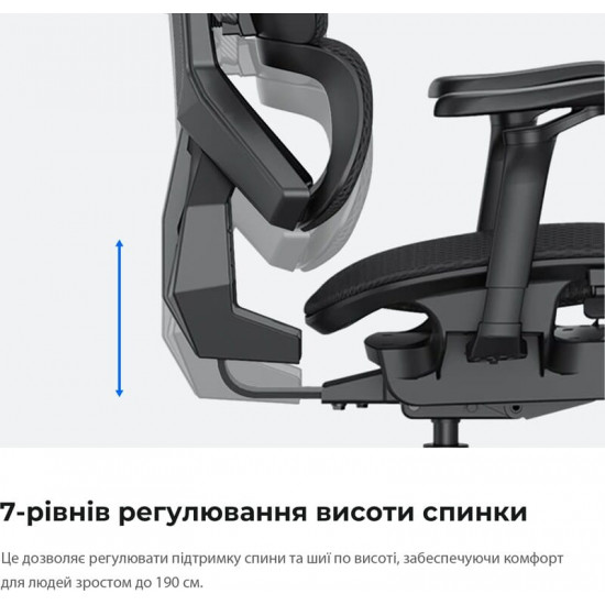 Крісло для геймерів Anda Seat X-Air Pro Size XL Mesh Gray Twilight (AD-WY-01-GGSP-G01)
