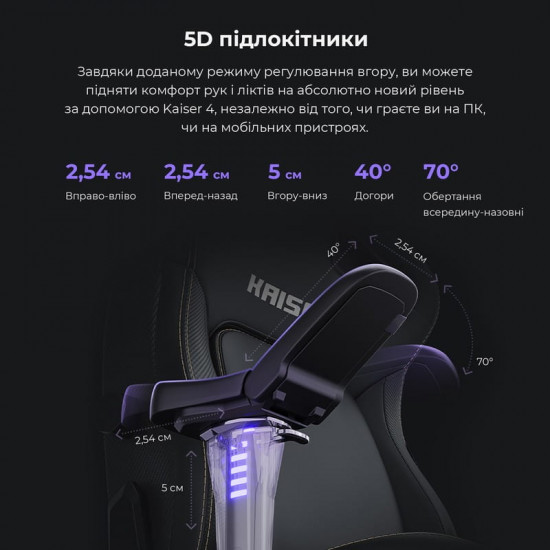 Крісло для геймерів Anda Seat Kaiser 4 Size XL Cyber Green PVC (AD12YDDC-XLL-20-C-PV/C-01)